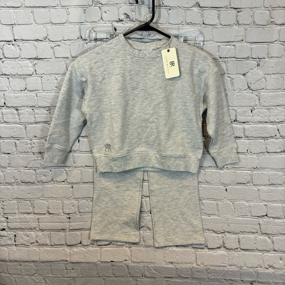 Bums and Roses Gray Sweatsuit
